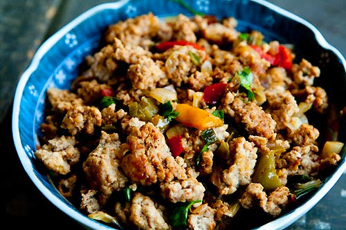Mom's Ground Turkey and Peppers (photo)