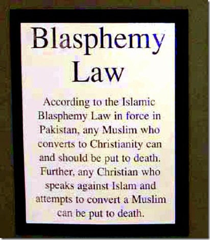 blasphemy-law Pakistan