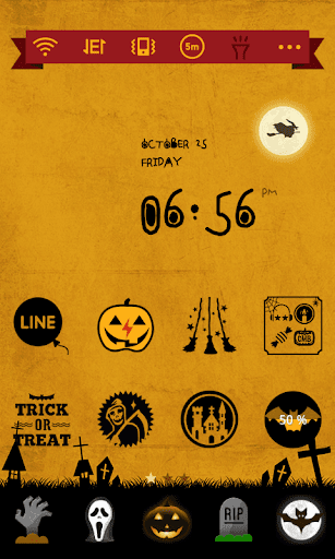 Happy Halloween Dodol Theme