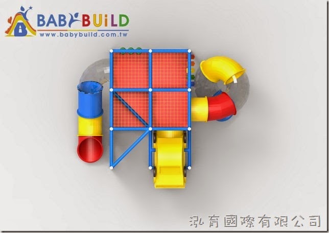 BabyBuild 室內3D泡管兒童遊具規劃設計圖