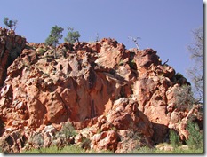 Rock formation near Arkaroola in South Australia