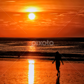 Jimbaran Beach by Putu Irpan Eka Ferdian - Landscapes Sunsets & Sunrises