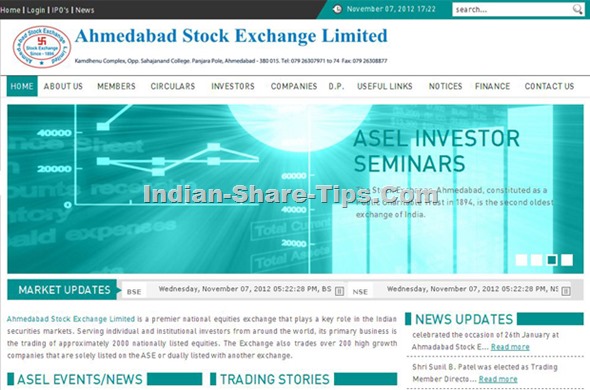 Ahmedabad stock exchange new avatar