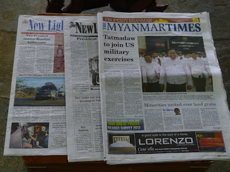 Presa Birmania: ziare din Myanmar - in engleza