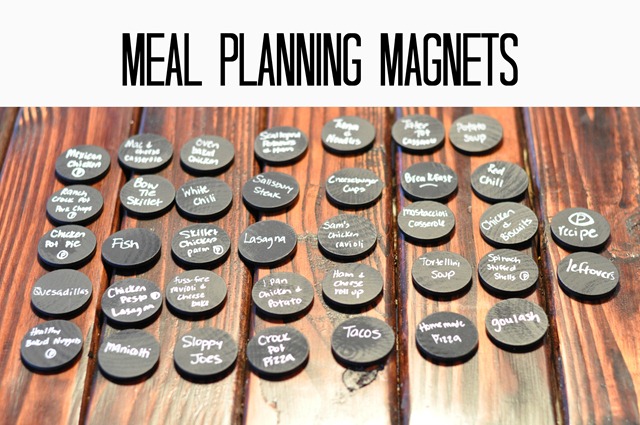 Meal Planning- Magnets for Meal Planning