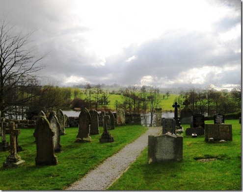 graves overlooking the mere