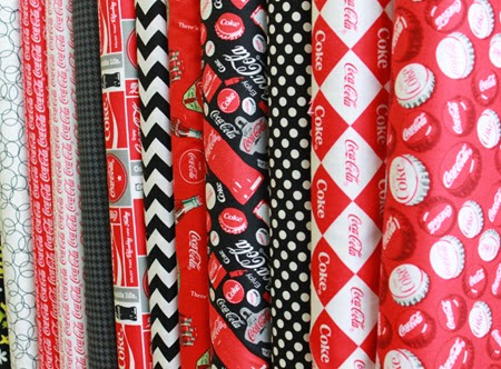 Coca Cola fabric 2