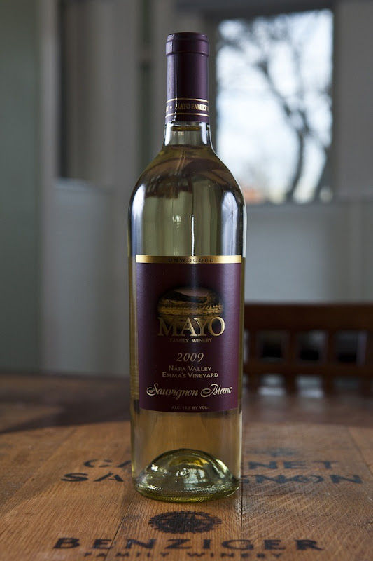 2009 Mayo Family Winery Emma's Vineyard Napa Valley Unwooded Sauvignon Blanc