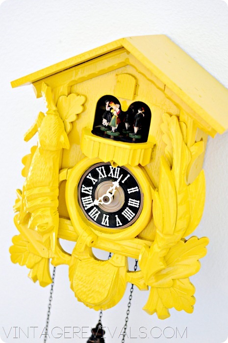 Cuckoo Clock Makeover @ Vintage Revivals 041