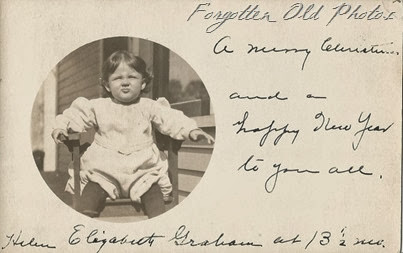 Real Photo Postcard Helen Elizabeth Graham 1907 in Dvenport Iowa Dl Ant