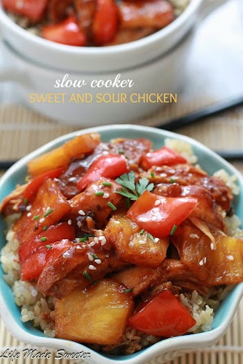 Slow Cooker Sweet and Sour Chicken by Life Made Sweeter.jpg