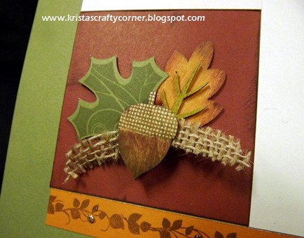 Give Thanks layout_close up acorn leaf cluster
