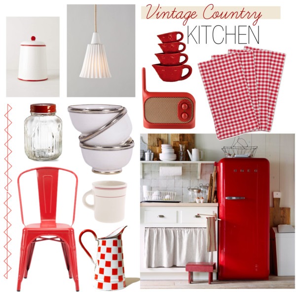 vintage country - cucina