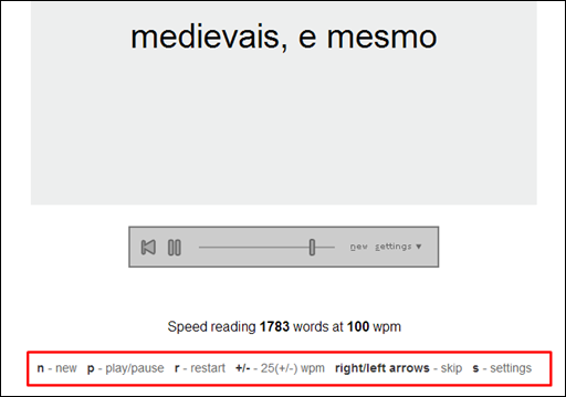 Leitura rápida com Spreeder - Visual Dicas