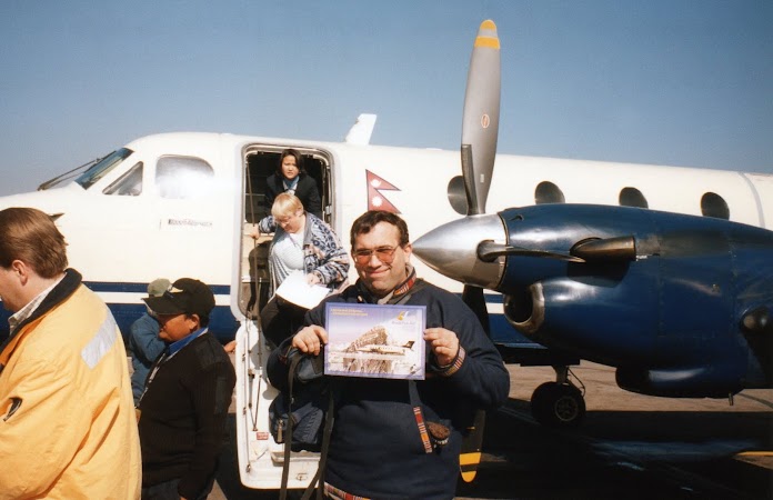 Imagini Nepal: coborarea din Buddha Air venind de la Everest