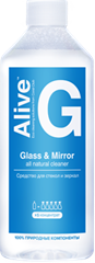 Alive G Препарат за стъкло и огледални повърхности, 500ml