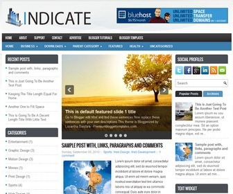 Indicate-Blogger-Template