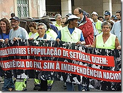 oclarinet. Marcha Contra o Desemprego 5. Out 2012