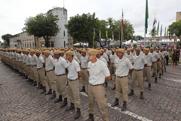 Cerimônia de formatura de 706 Soldados da Polícia Militar.

Manu Dias/AGECOM