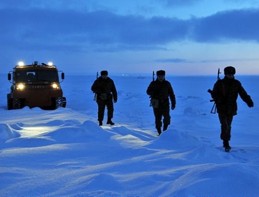 Пограничная застава "Нагурская" в Арктике