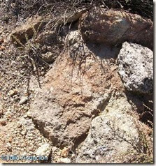 Piedra rubefactada - El Chorrillo