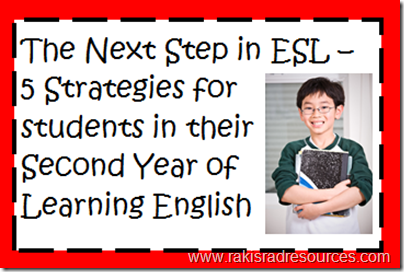 The Next Step in ESL - Five strategies for students in their second year of English