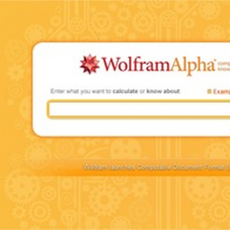 5 útiles ejemplos para sacar provecho de Wolfram Alpha
