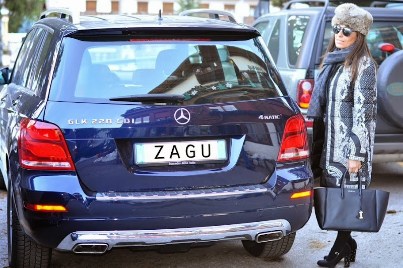 outfit, cortina d'ampezzo, glk mercedes-benz, total look seventy, italian fashion bloggers, fashion bloggers, street style, zagufashion, valentina coco, i migliori fashion blogger italiani