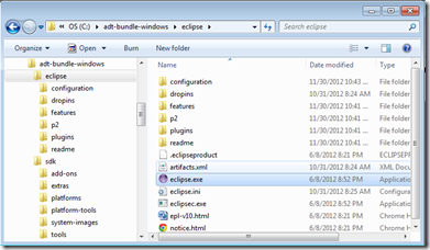adt-bundle-folders