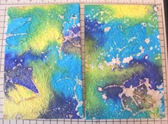 Art book April sea themed front back handmade paper covers 3. 2013