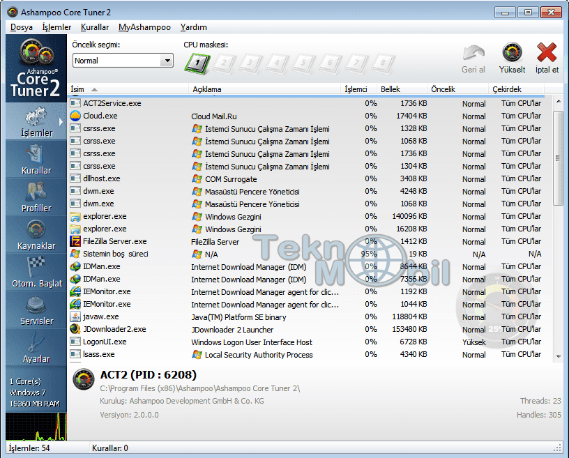 Ashampoo Core Tuner Full