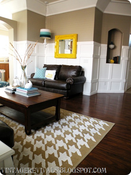 Houndstooth-rug-DIY-living-room-makeovr