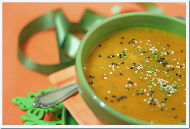 Przy Dużym Stole: szybka zupa-krem z dyni, w 10 minut