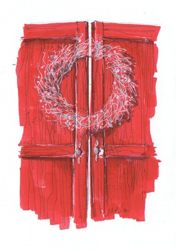 cards 2010 christmas red door MMID