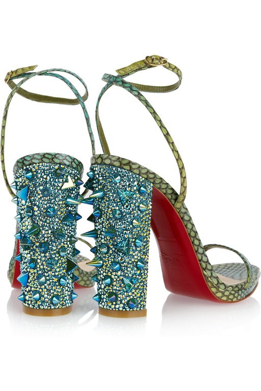 Wearable Trends: Christian Louboutin Snake Sandals