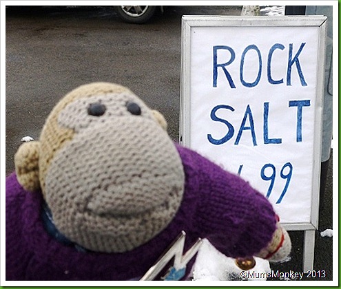 Rock salt...