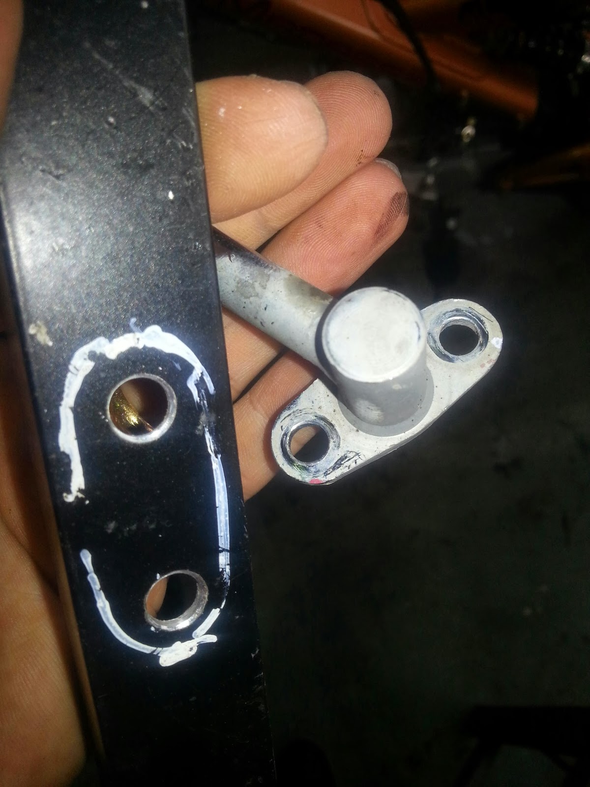 Madass 125 14Nov2013 DIY EGR Blank Off Plate