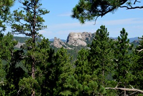 a little bit better view of Mt Rushmore
