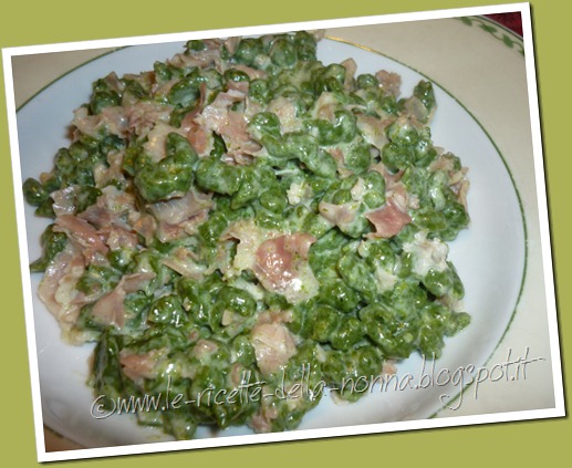 Spatzle tirolesi senza glutine (Gnocchetti di spinaci al prosciutto senza  glutine)