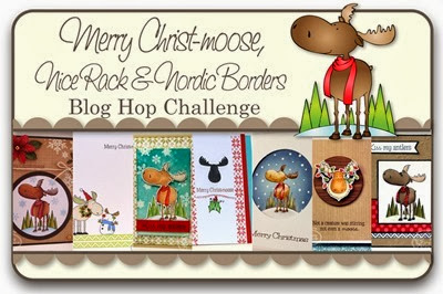 Merry Christmas_Nice Rack_Nordic Borders_ Blog Hop Challenge Merry Christmas_Nice Rack_Nordic Borders_ Blog Hop Challenge