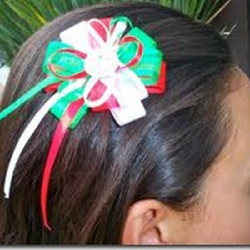 Adornos cabello fiestas patrias México