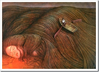 surrealism-woman-dreaming-row-boat-in-hair-beautiful-painting-art-643x442