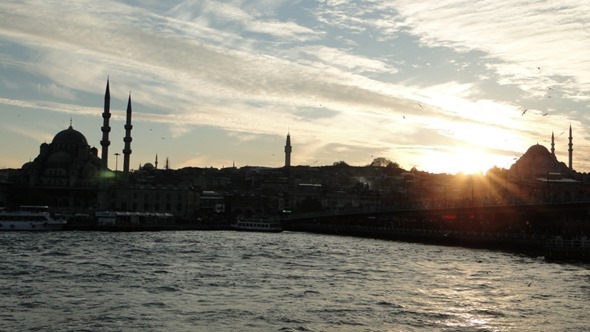 Silhueta de Istambul