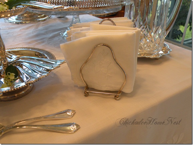 or bridal table, double chafing dish 7