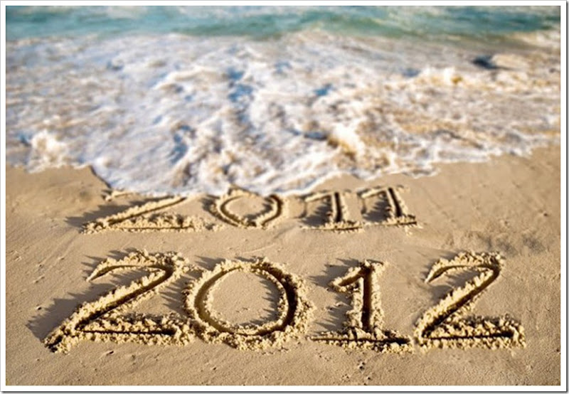 2012 new year wishes on sea