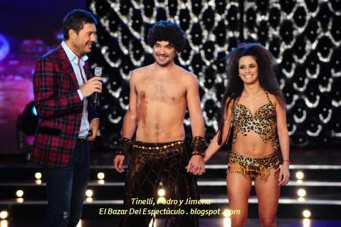 Tinelli, Pedro y Jimena.JPG