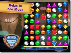 وضع الإستجمام Zen Mode الموجود بلعبة Bejeweled