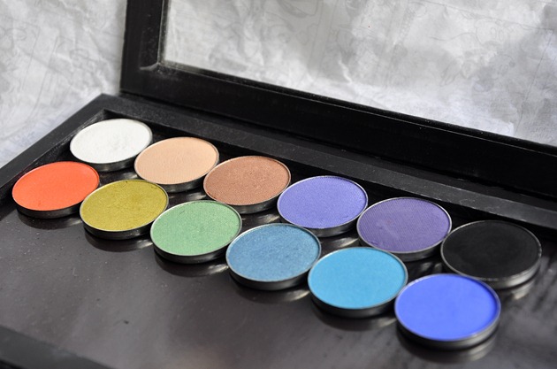 Makeup Geek Eyeshadow Review Z-Palette Colours