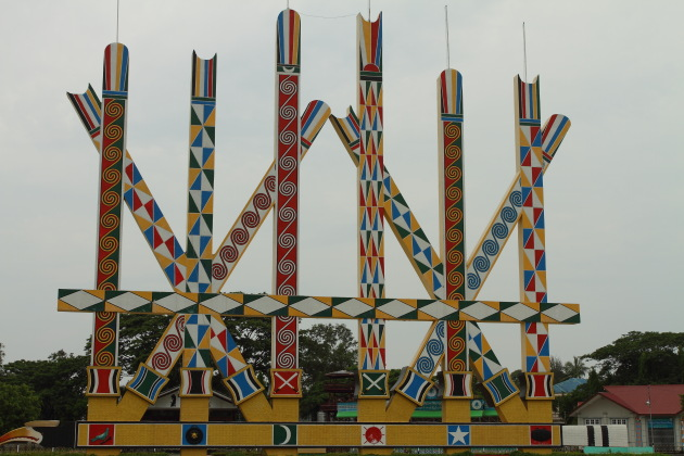 Manao Park where the Kachin festival is held