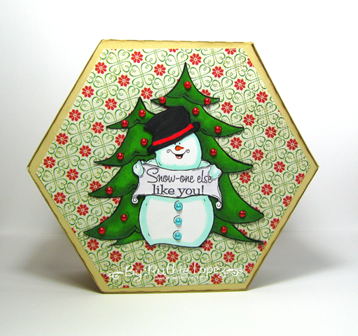 Oakpond Creations - Say what snowman - Ruthie Lopez - Gift Box 3